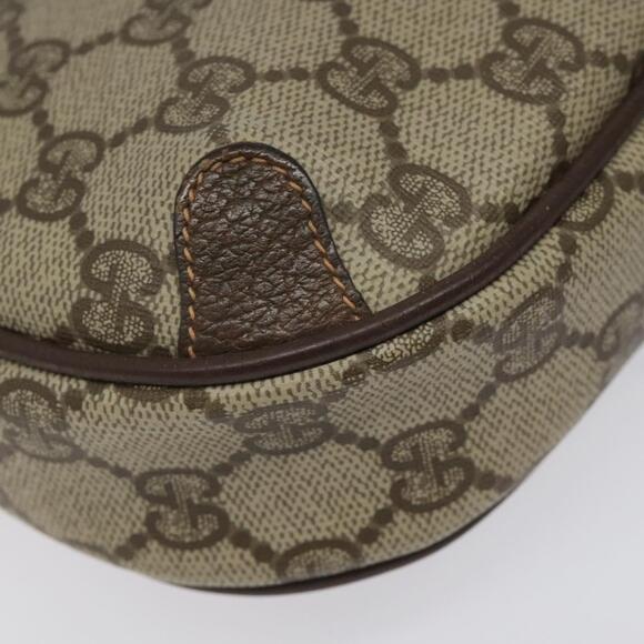 GUCCI GG Supreme Web Sherry Line Shoulder Bag Pvc Beige 156 02 066 - Picture 13 of 16